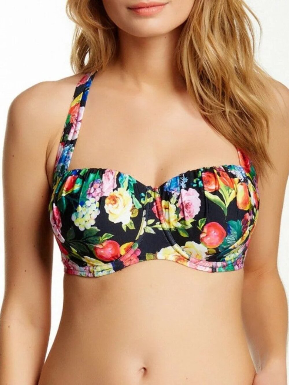 Seafolly New Summer Garden‎ Bikini Top Swim Bra 6 US Cup F